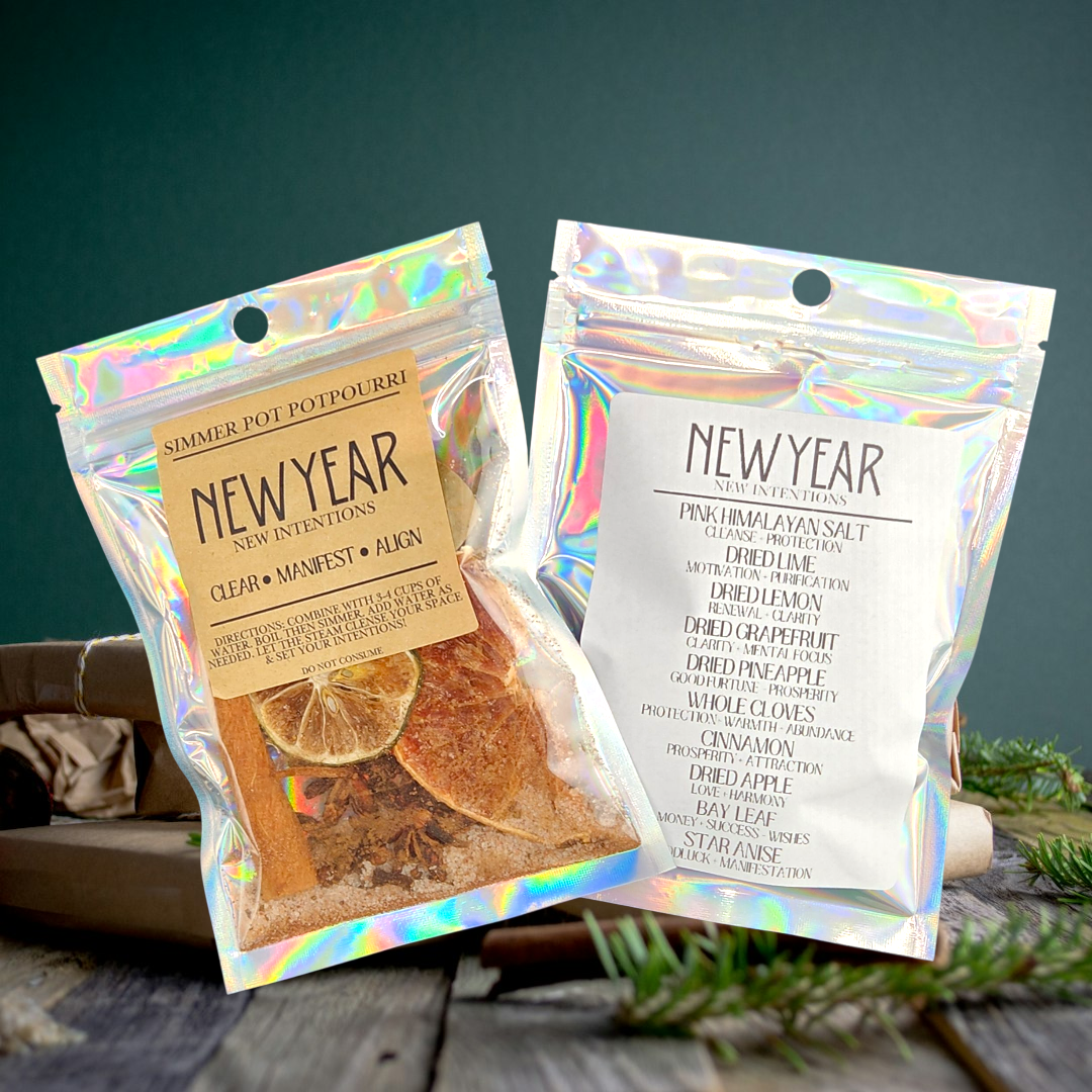 New year, new intentions simmer pot