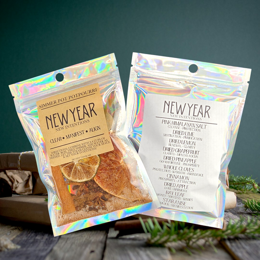 New year, new intentions simmer pot